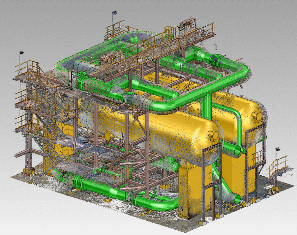 3D工業繪圖 | 工廠設備點雲 | 建模服務 | 逆向掃描 | 工廠建置