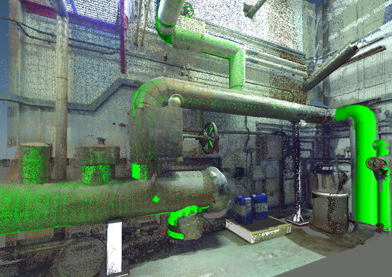 大範圍掃描 | 廠區點雲 | 模型逆向建置 | 廠區3D建模 | 大場域 Digital Twin | 高空管線掃描 | 設施建置規劃 | 安全評估 | 廠務工程平台 | 銓崴國際有限公司